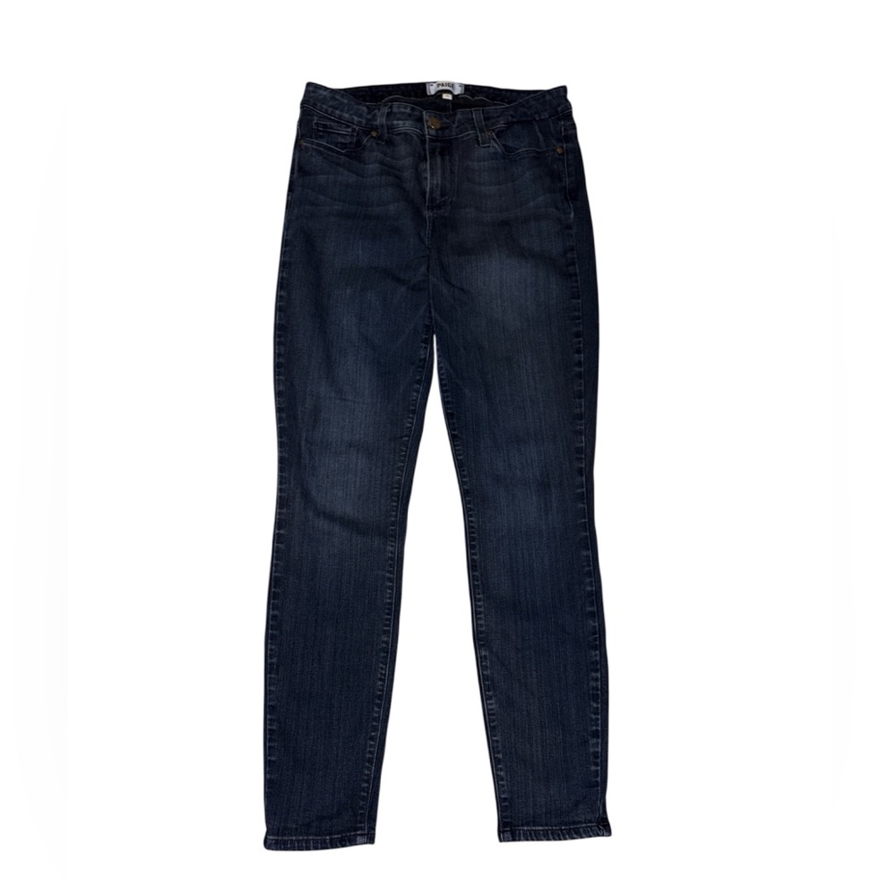 Paige Dark Blue Verdugo Ankle Skinny Women's Jeans 30